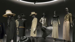 Display window, Display case, Fashion, Mannequin, Costume design, Fashion design, Museum, Dress, Boutique, Collection,