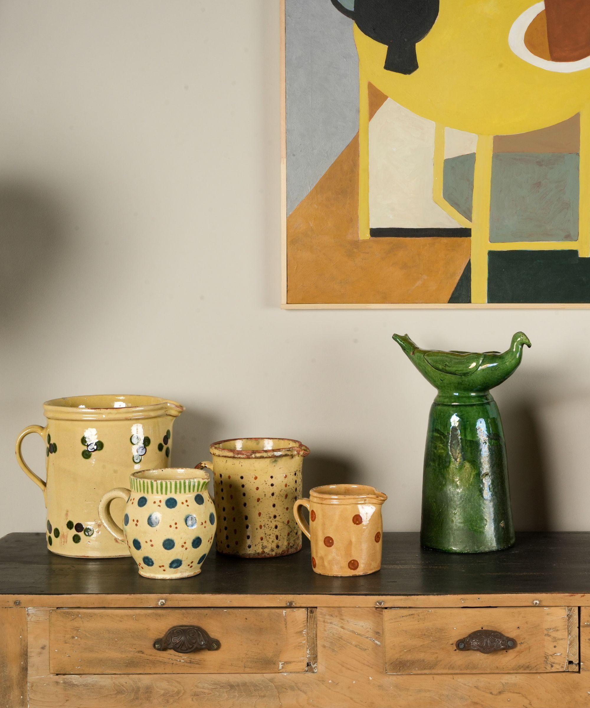 A collection of Savoy pottery