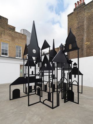 Installation view: Julian Opie , OP.VR@LISSON/London