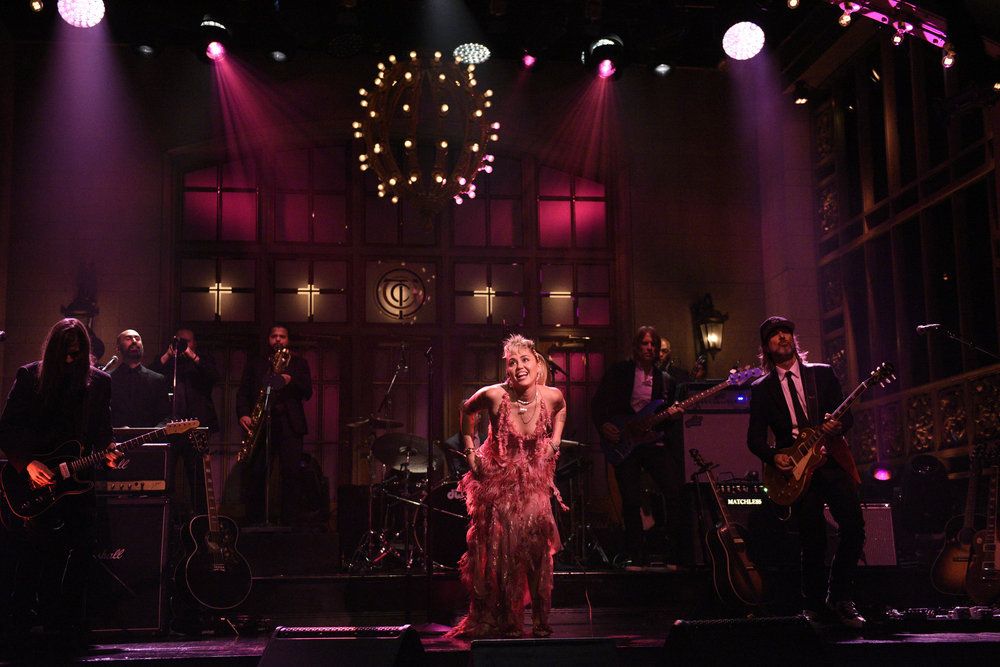 Miley Cyrus on Saturday Night Live