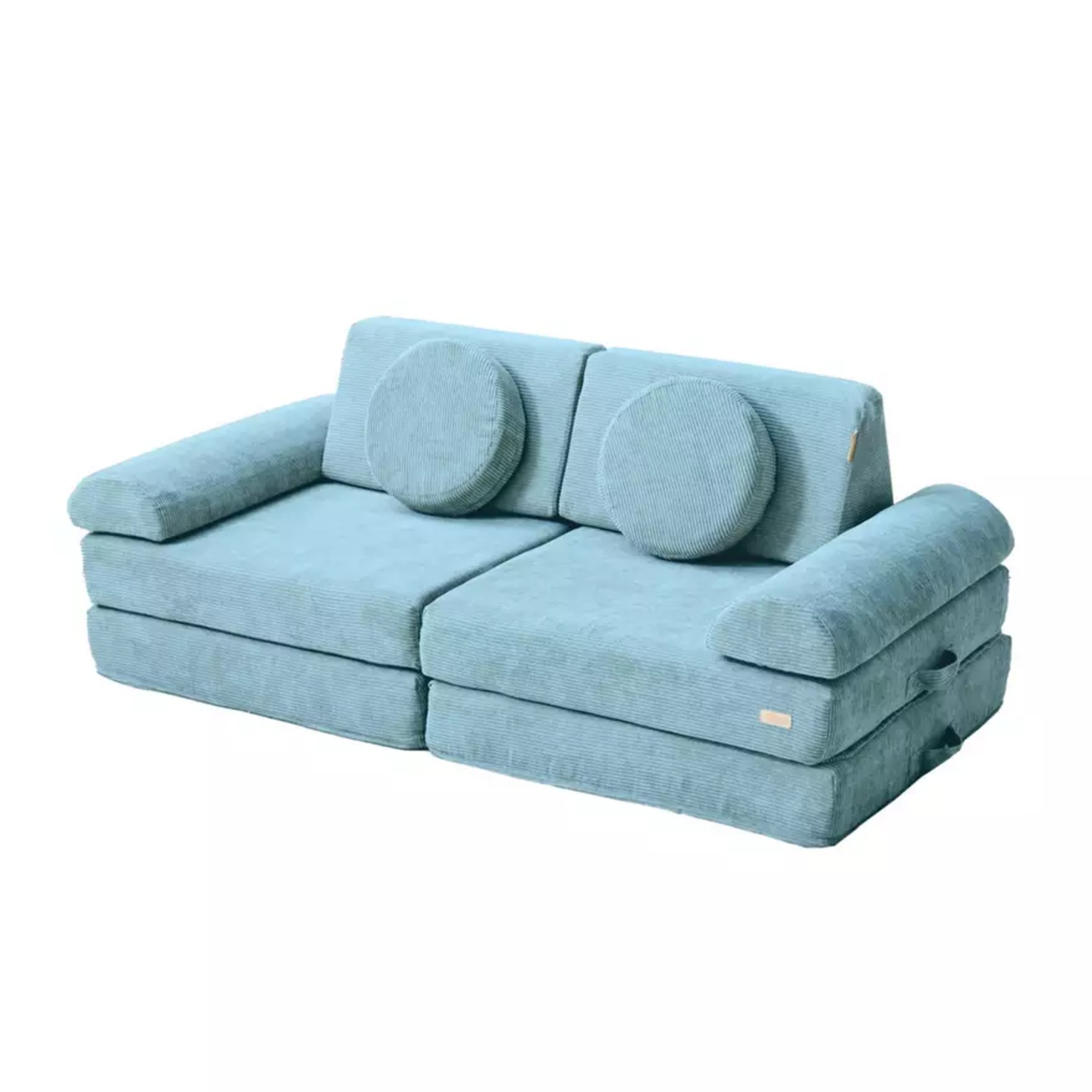 Tutti Bambini Montessori Kids Play Sofa in ocean stone