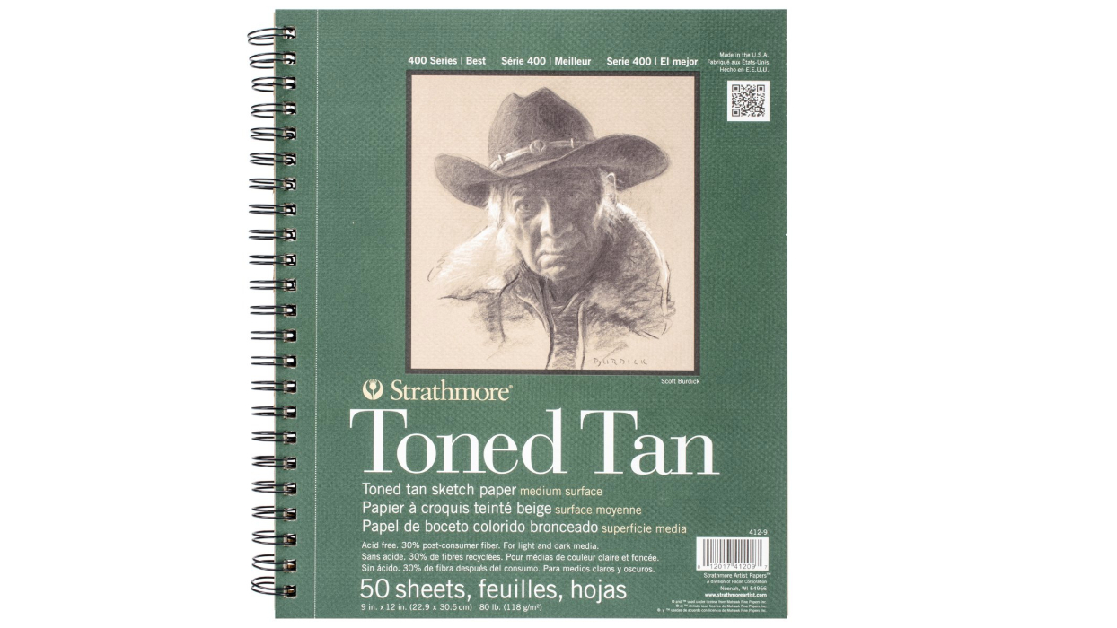 Best sketchbooks: Strathmore 400 Series Toned Tan Pad