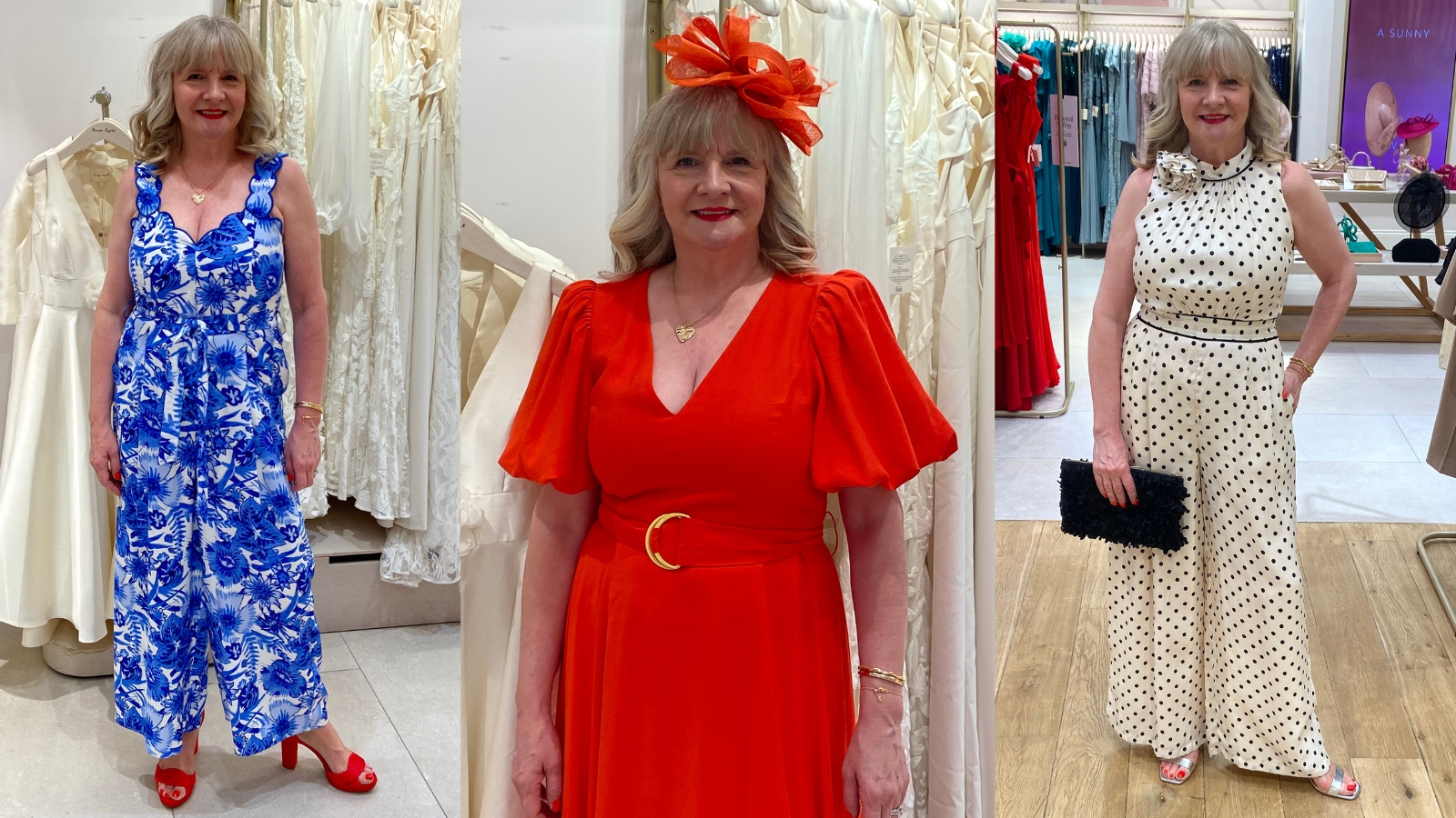 Julie Player wearing Phase Eight