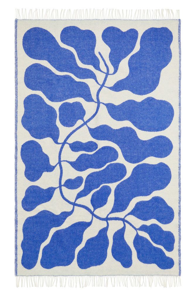 Linnea Andersson blanket in Blue, £59, Arket
