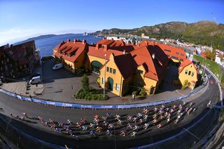 The women's road race in Bergen