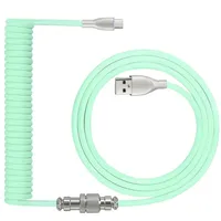 PXIRQ Coiled USB-C to USB-A keyboard cable