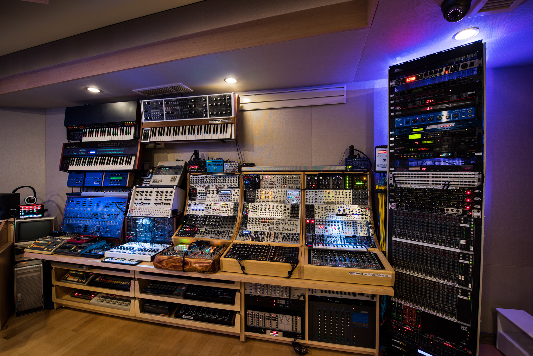 BT's synth-encrusted studio
