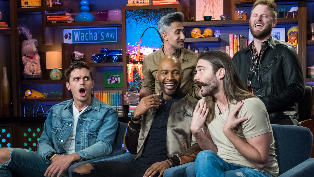 Antoni Porowski, Tan France, Karamo Brown, Jonathan Van Ness and Bobby Berk