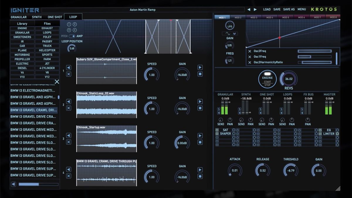 Krotos Audio Igniter will speedup your vehicle sound design in no time