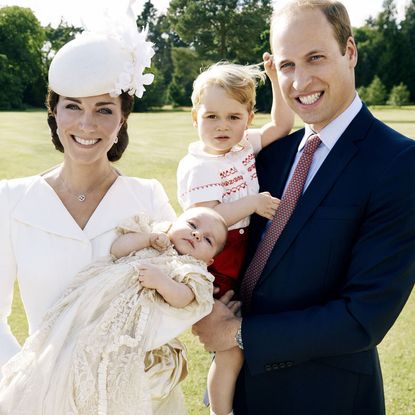 The Duchess Of Cambridge, Prince George, Princess Charlotte and Prince William