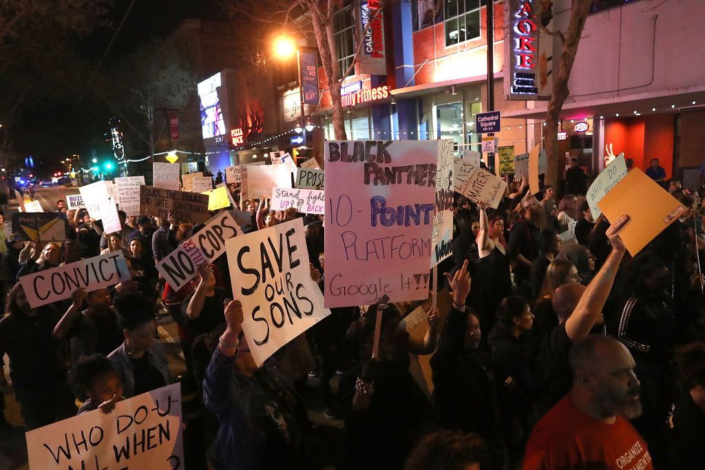 Protest of the police killing of Stephon Clark in Sacramento