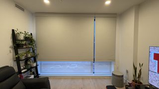 SmartWings dual shades shown in living room