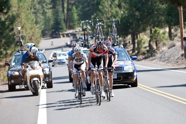 The break gets down to business and opens up a serious gap.