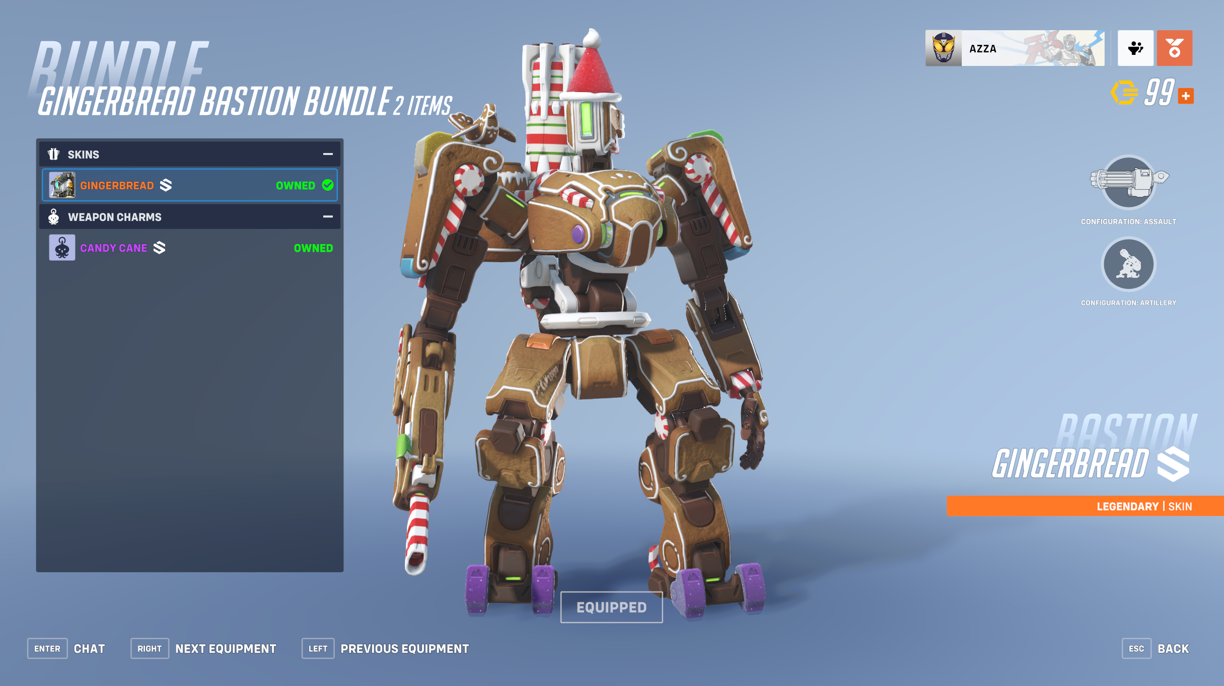 Bastion Gingerbread skin shop