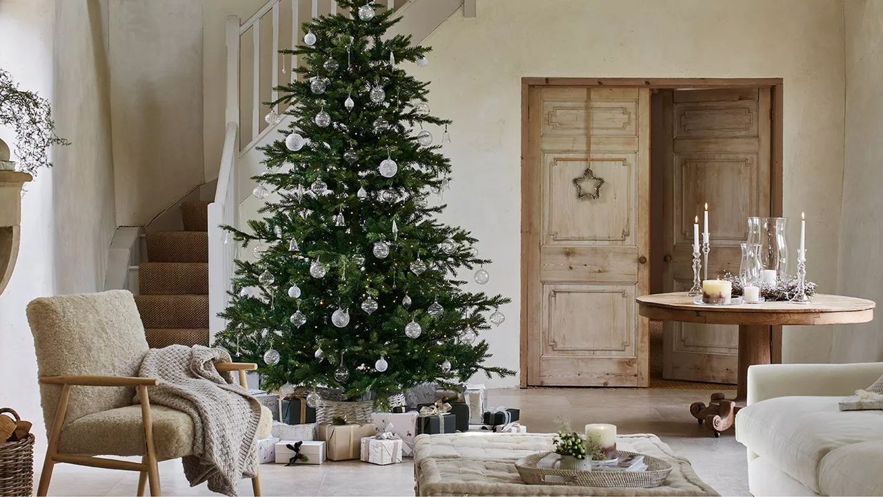 A living room furnished with The White Company furniture and accessories