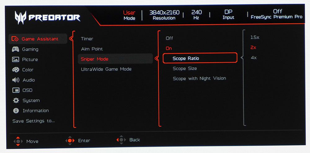 Acer Predator X32 X3