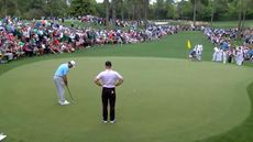 Screengrab of golf highlight clip