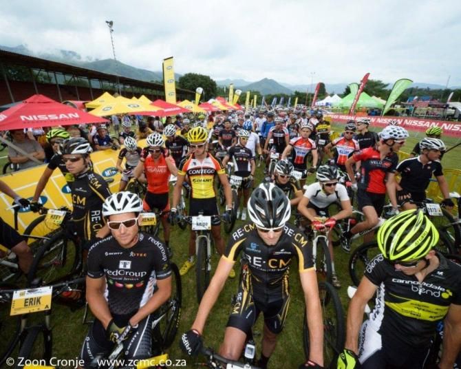 The elite bunch at the start in Barberton