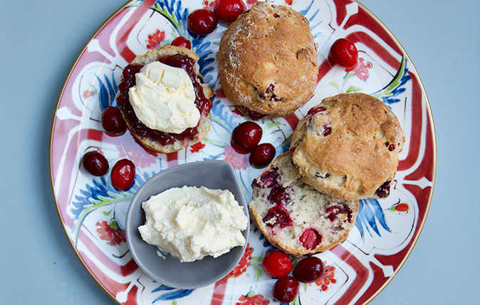 Cranberry scones