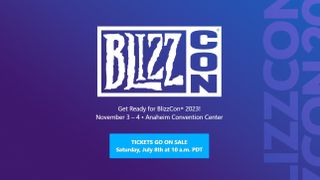 BlizzCon 2023 image from ticket website AXS