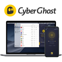 7. CyberGhost:  84% + 4 months FREE