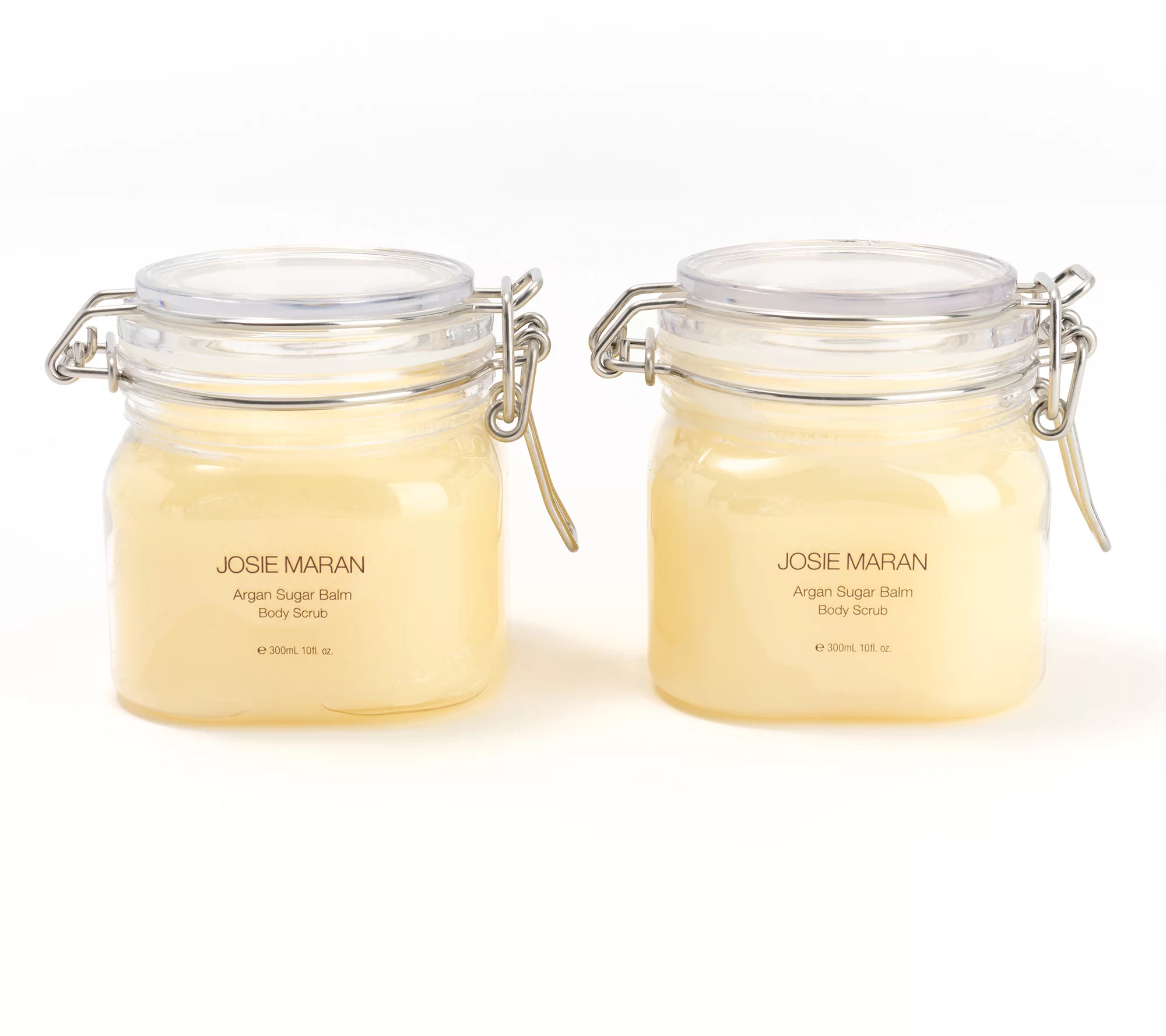 Josie Maran Argan Whipped Sugar Balm Body Scrub 10oz Duo