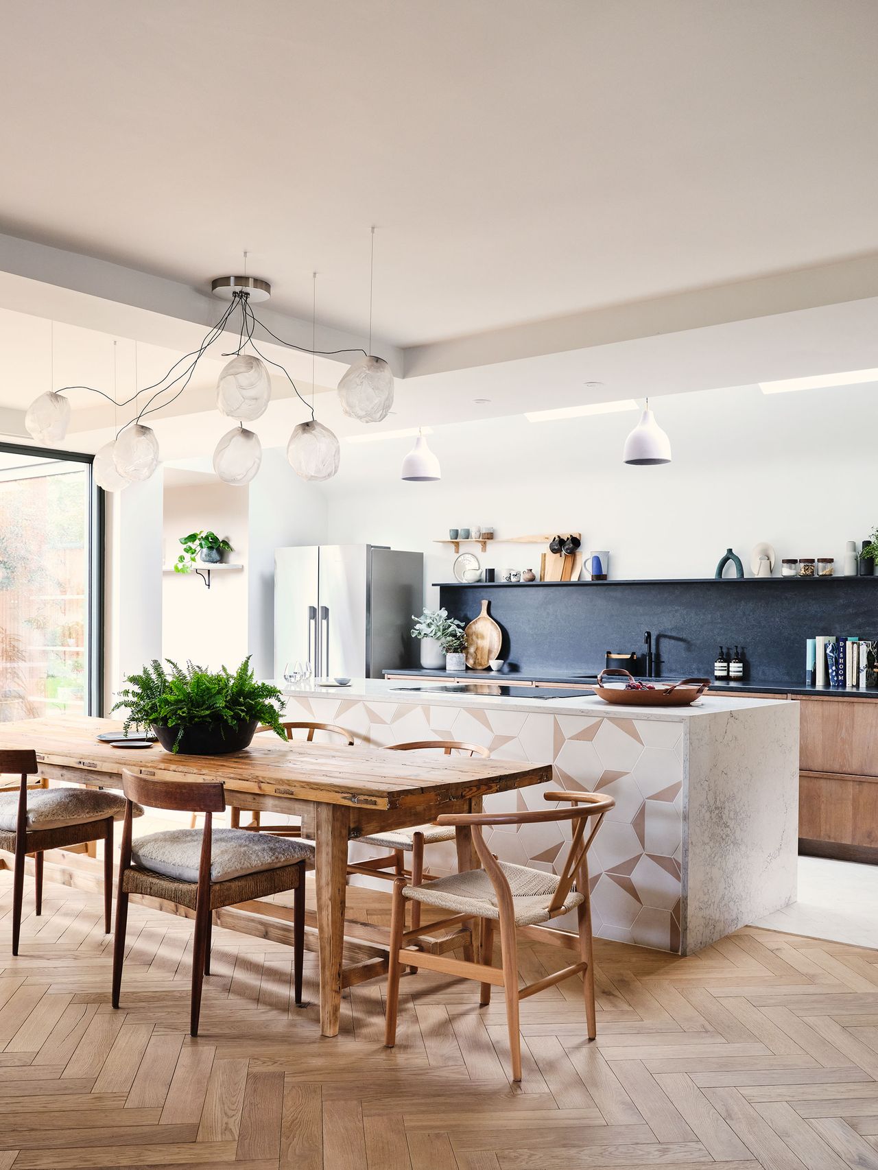 Redesigned 1950s home showcases smart tiles and Scandi style Redesigned 1950s home showcases smart tiles and Scandi style
