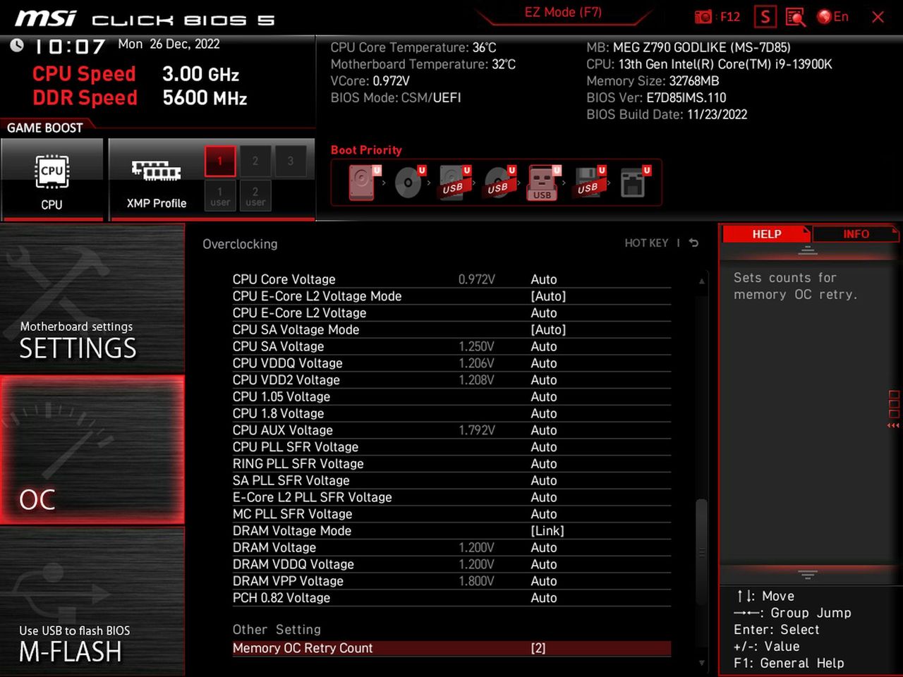 MSI MEG z790 Godlike