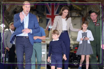 Prince William, Kate Middleton, Prince George, Princess Charlotte and Prince Louis visit The Air Tattoo