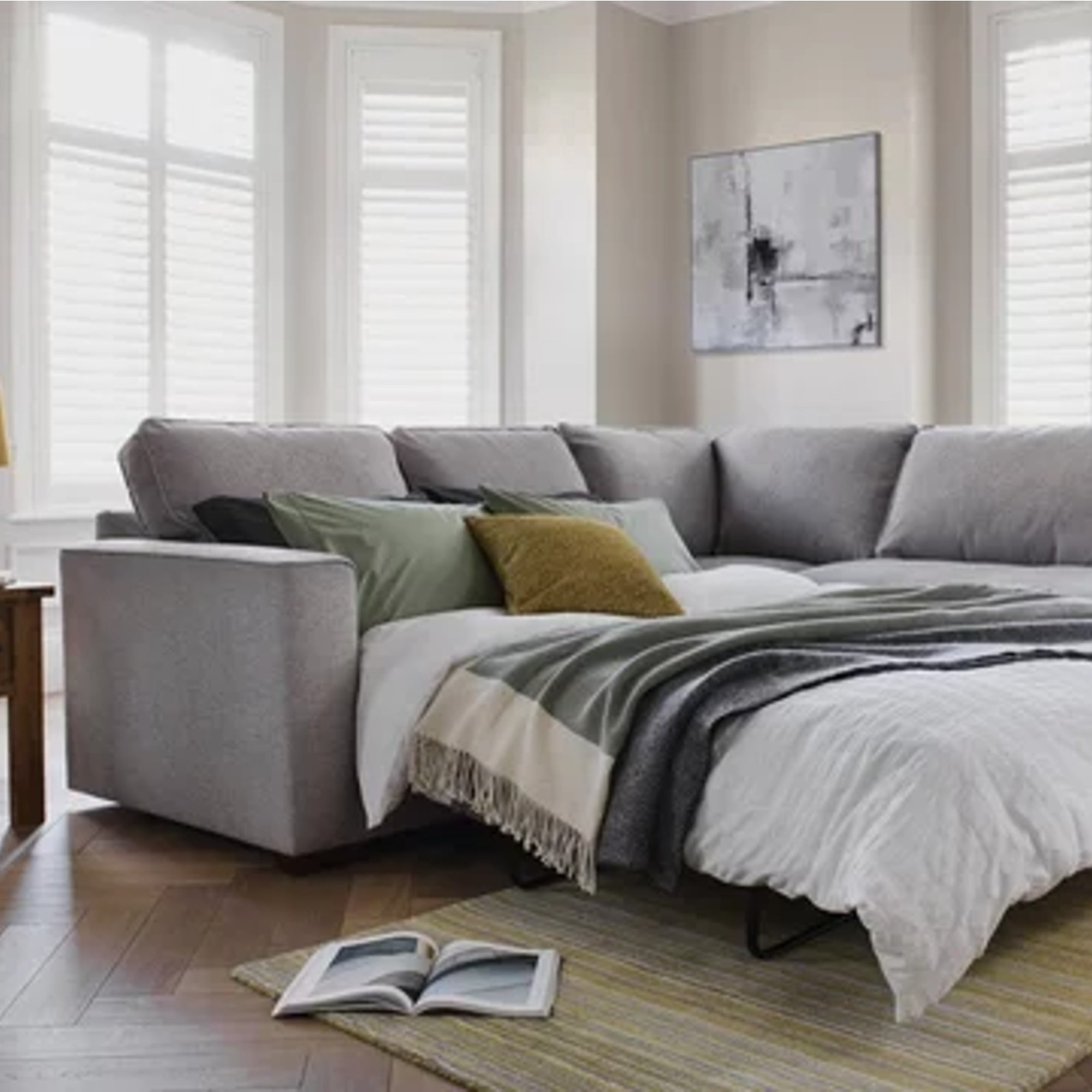 Furniture Village Cory chaise sofa bed in grey - tried and tested review