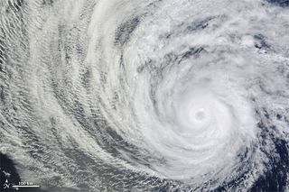 Hurricane Daniel on July 8, 2012