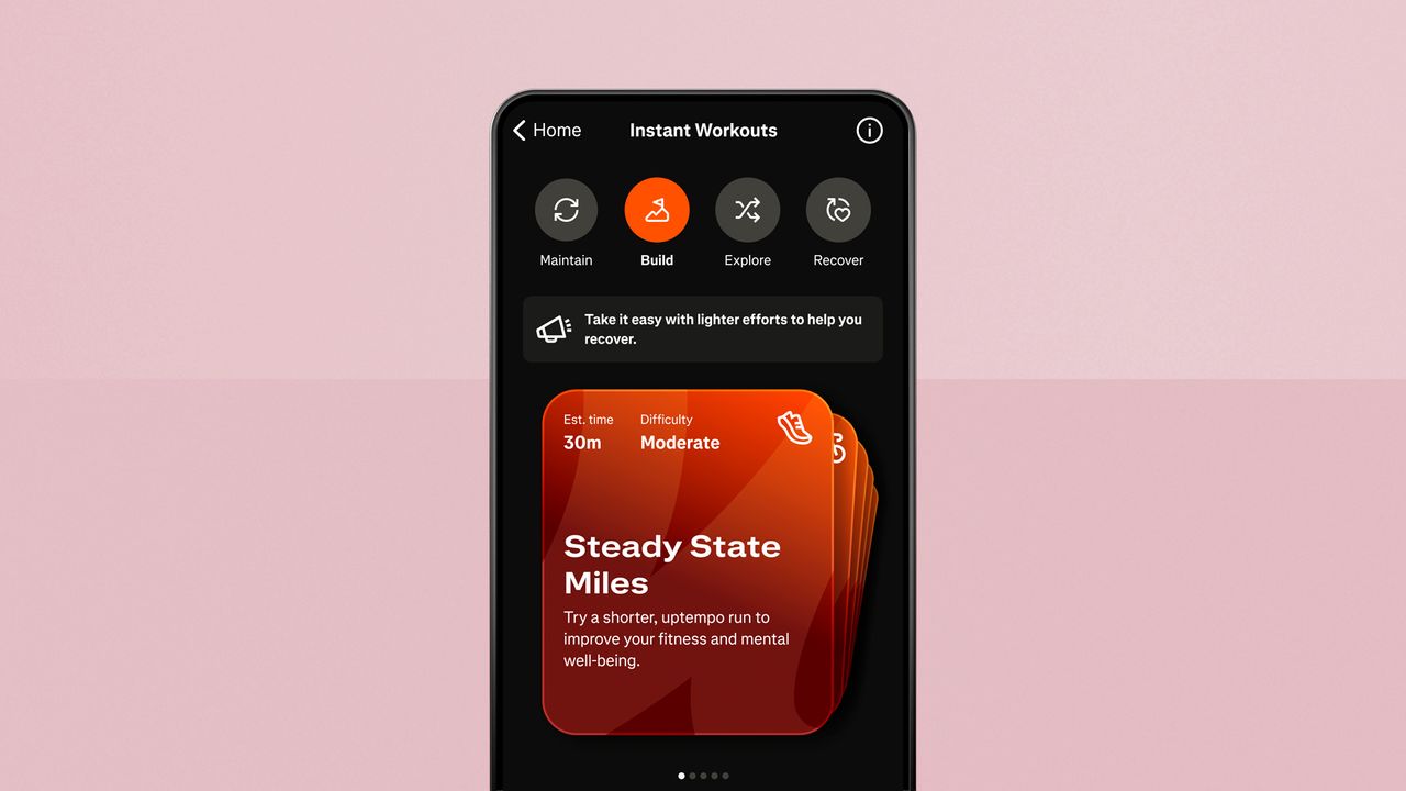 Strava Instant Workouts screenshots