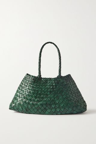 Santa Croce Big Woven Leather Tote