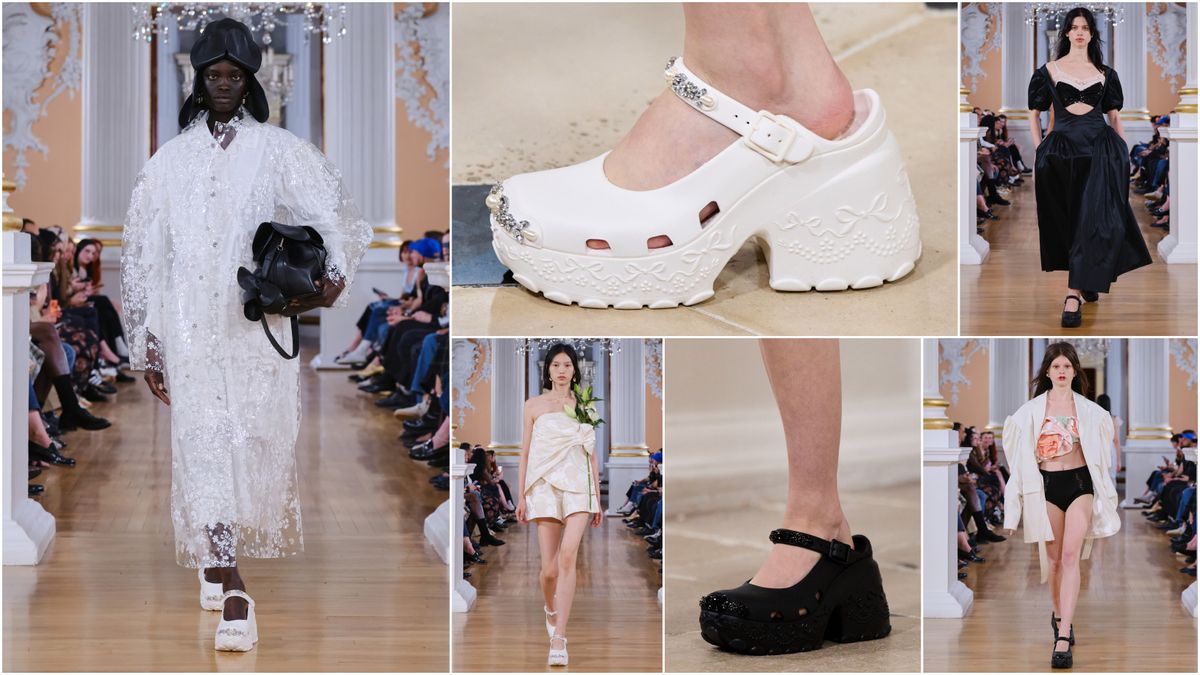 Simone Rocha x Crocs Ballerina Platform Debuts at London Fashion Week ...