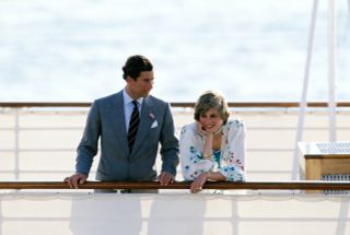 TV tonight: Prince Charles and Princess Diana relax together.