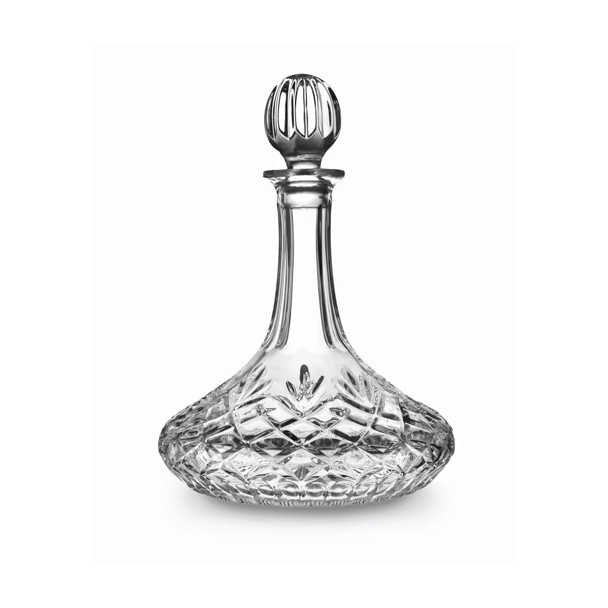 a glass decanter