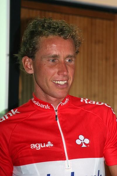 Resplendent and chirpy in his national champion's jersey,