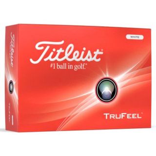 The Titleist 2024 TruFeel Golf Ball on a white background