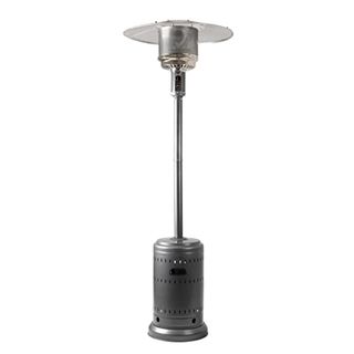 Amazon Basics 46,000 Btu Outdoor Propane Patio Heater With Wheels, Commercial & Residential, Slate Gray, 32.1 X 32.1 X 91.3 Inches (lxwxh)