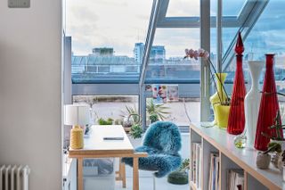 Penthouse apartment in factory building in east London