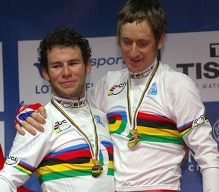 World Championship Madison Mark Cavendish 2008