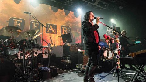 Fearless: Marillion on stage in Cardiff