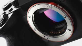 Sony A7R IV lens mount and sensor