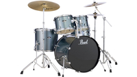 Pearl Roadshow 5-pc kit w/cymbals and hardware now $529.99