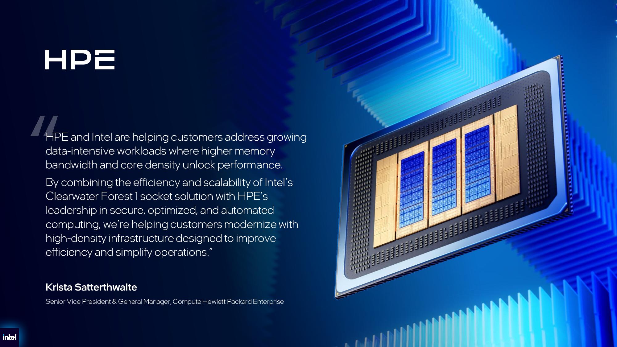 Intel Xeon 6+ details.