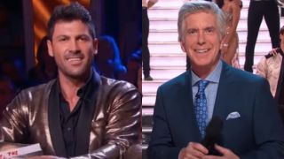 maksim chmerkovskiy and tom bergeron on dancing with the stars.