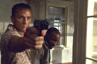 Daniel Craig (left) and SÃ©bastien Foucan (right) star in James Bond movie, Casino Royale.