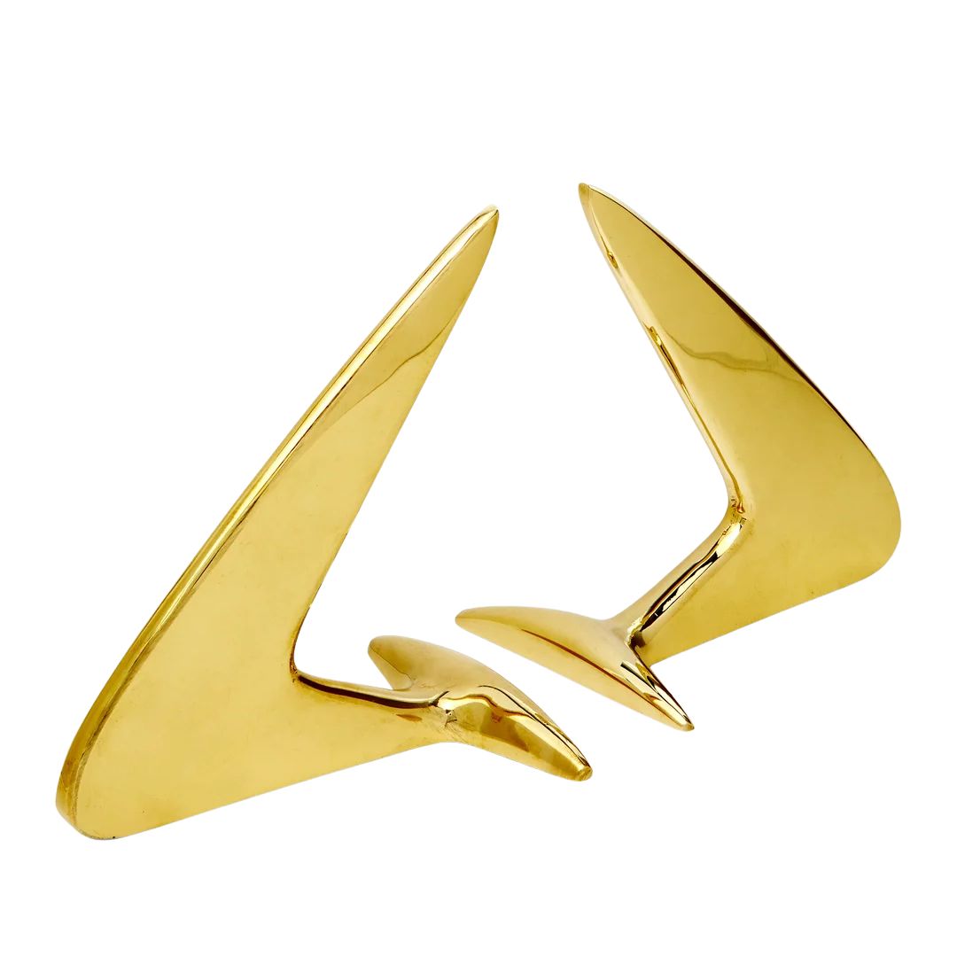 Carl Aub&amp;ouml;ck, Brass Bookends