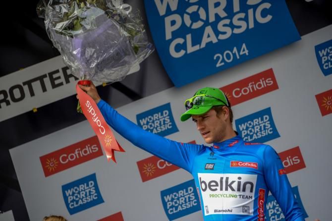 Theo Bos (Belkin) claimed his first overall race victory