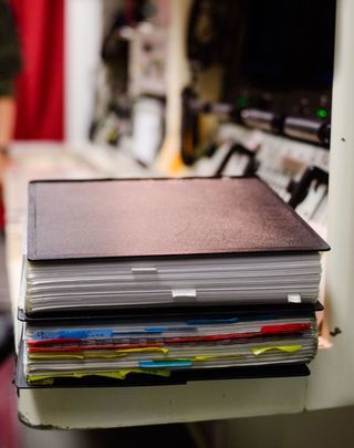 Their technical orders are an approximately 1,000-page manual that they have to become proficient in by the end of their six-month training.